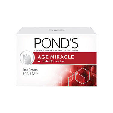 POND's Age Miracle Wrinkle Corrector Day Cream SPF 18 PA++ 20g & Age Miracle Wrinkle Corrector SPF 18 PA++ Day Cream, 35g